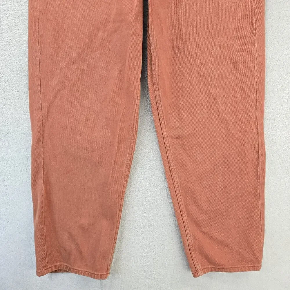HUF Cromer Jeans Mens 34 (Fits 33x30) Orange Baggy Skate Y2K 90s Denim Pants
